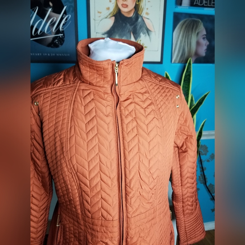 Weatherproof Cinnamon Quilted Coat - Picture 5 of 16